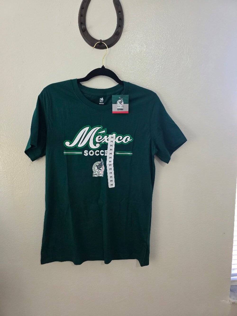 NWT Official Mexico National Team Graphic Soccer T-Shirt El Tri Green